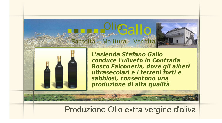Olio Extravergine di oliva biologico Alcamo - Partinico
